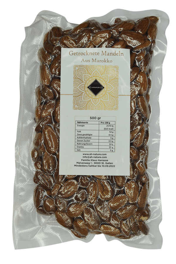 Sonnengetrocknete Mandeln – 500g