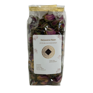 Getrocknete Damaszenerrosen in Bio-Qualität – 50 g